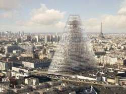  В Париже появится треугольный небоскрёб